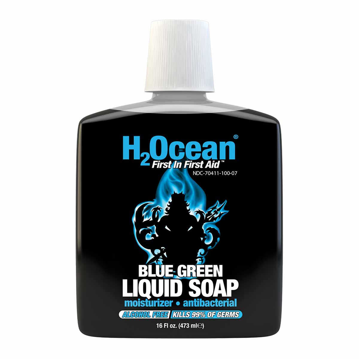 Blue Green Liquid Soap